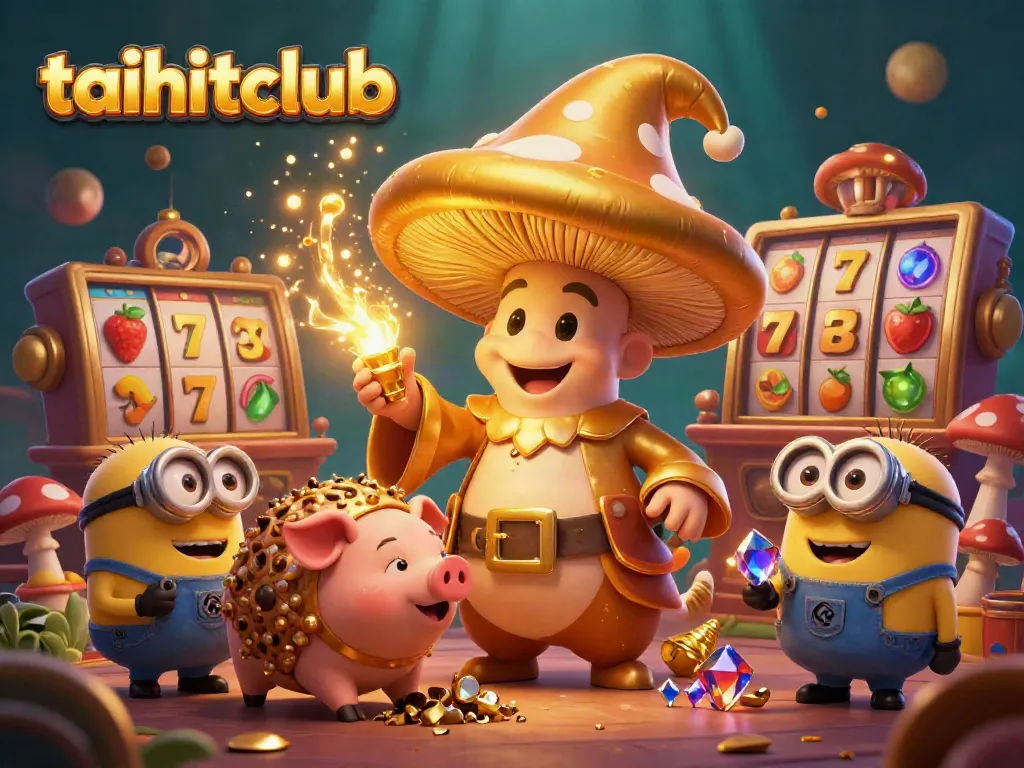 Experience exciting gaming modes at taihitclub with an enchanting wizard and treasure hunting pig.