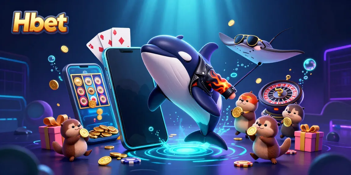 Experience thrilling slots and wins with Hbet in an underwater casino adventure.