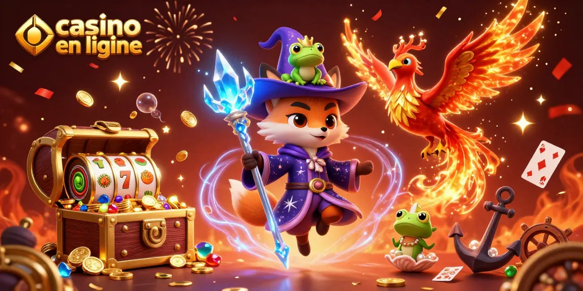 Jouez avec le casino en ligne et découvrez un univers magique rempli de trésors.