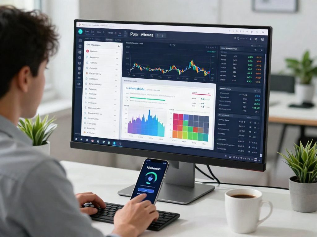Essor Invexaro plateforme de trading IA avec interface utilisateur conviviale et analyse de marché.