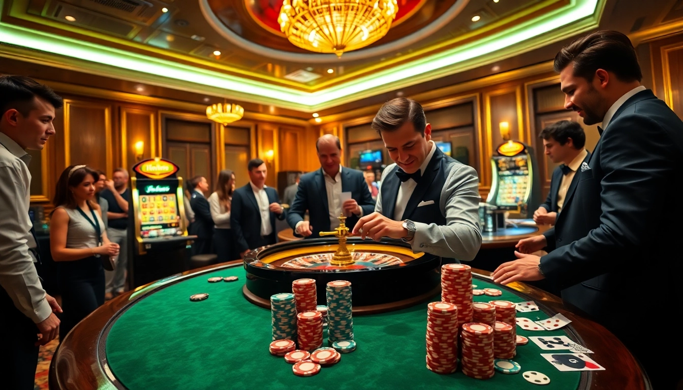Experience the thrill of gambling at https://topclub.site/ with vibrant poker chips and an elegant casino setting.