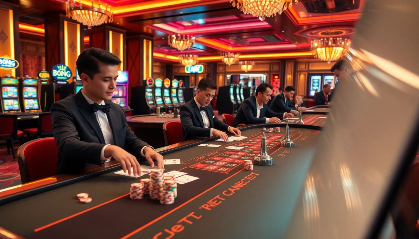 Experience the thrill of winning at https://bong99.pro/ with live casino games featuring professional dealers.