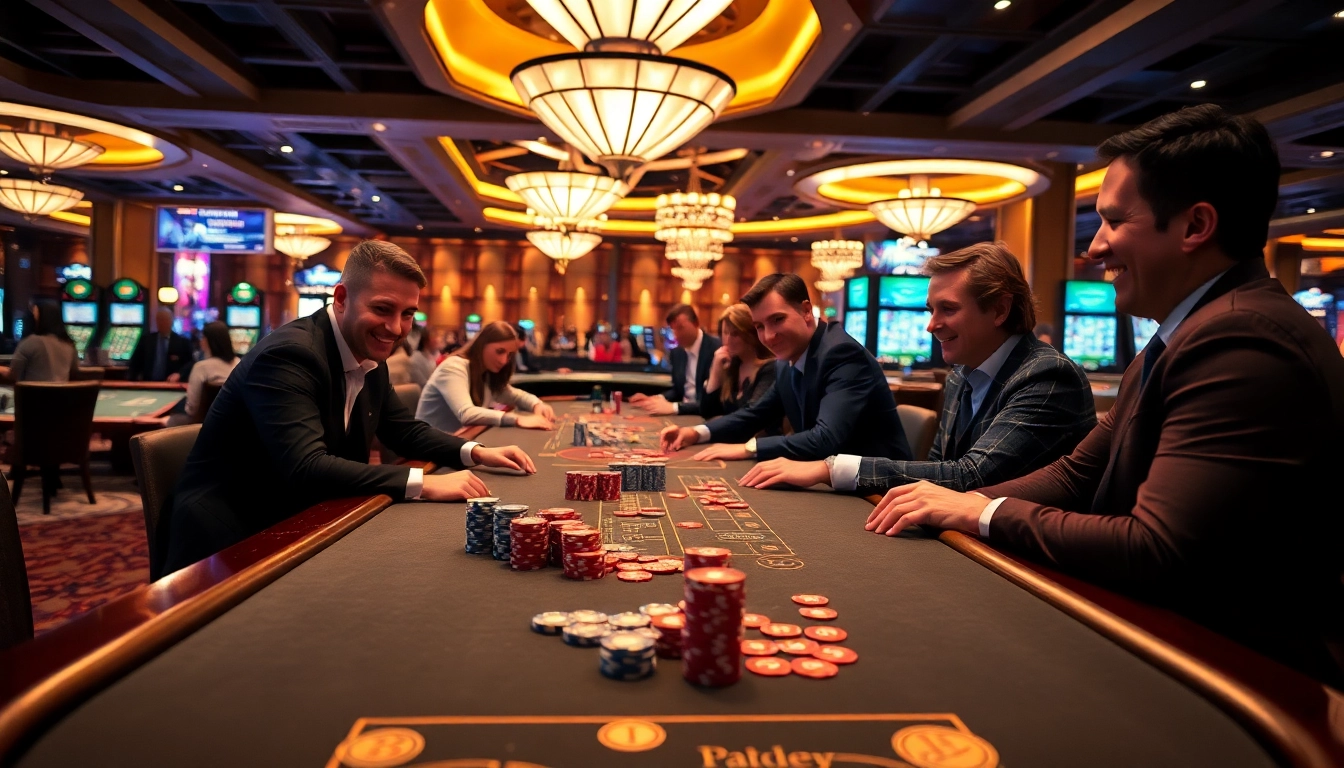 Visual representation of players enjoying casino en ligne france légal in a vibrant setting.