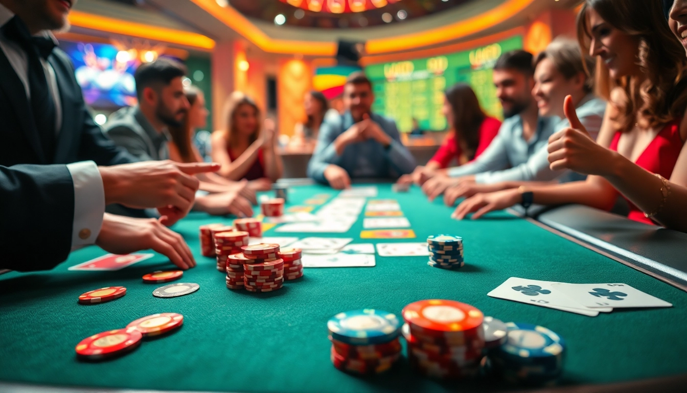 Jouer dans un casino en ligne avec des cartes en main et des jetons posés.