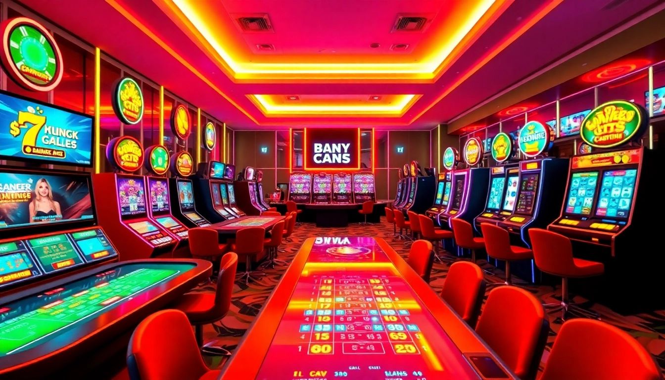 Jouer à des jeux passionnants dans un casino en ligne francais avec des machines à sous colorées.