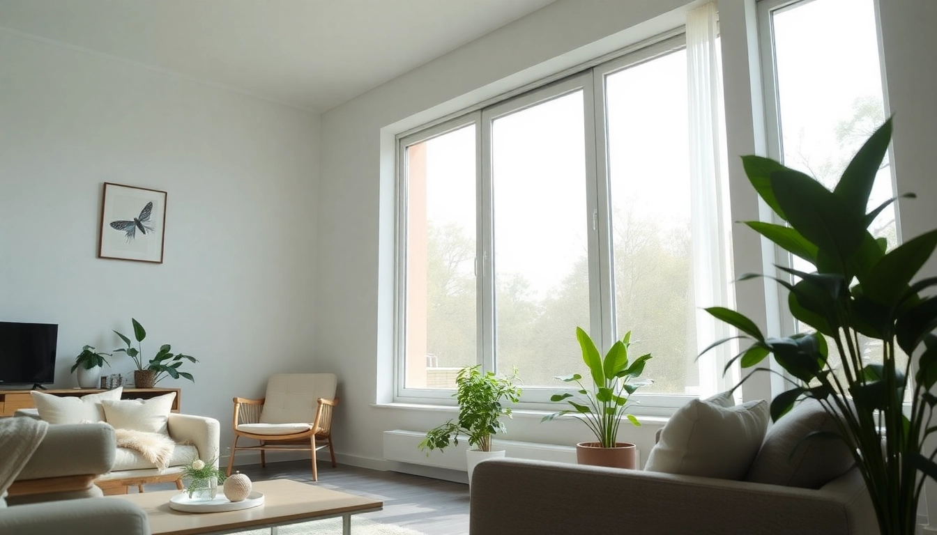 Flyscreenmaxx installation dans un intérieur moderne et élégant pour une protection efficace contre les insectes.