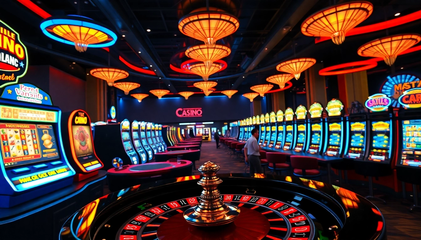 Jouer au casino en ligne avec des machines à sous et des jeux de table captivants, ambiance festive. related image