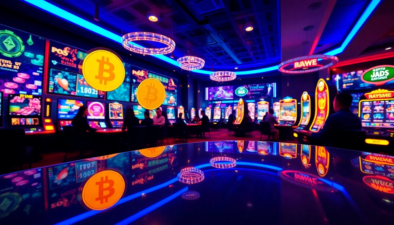 Jouez à des jeux passionnants au crypto casino avec des graphismes dynamiques et une ambiance animée.