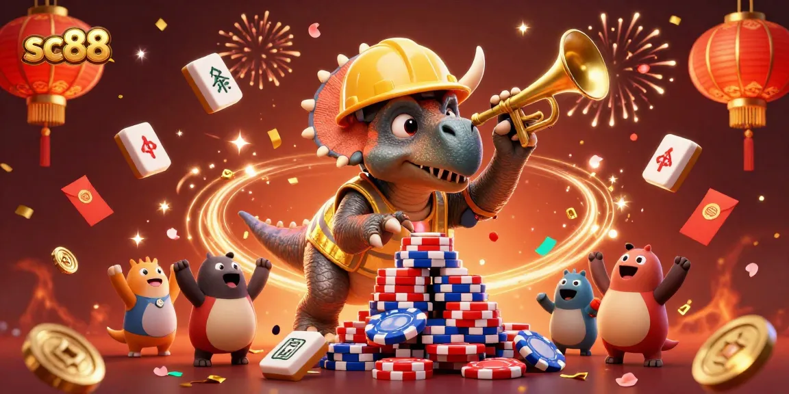 Experience thrilling action at sc88 with vibrant 3D casino characters building excitement!