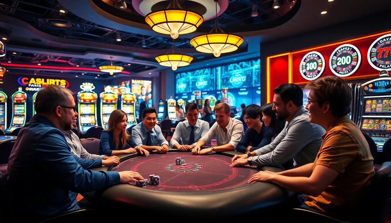 Profitez du casino en ligne avec des joueurs engagés dans des jeux passionnants et une ambiance vibrante.