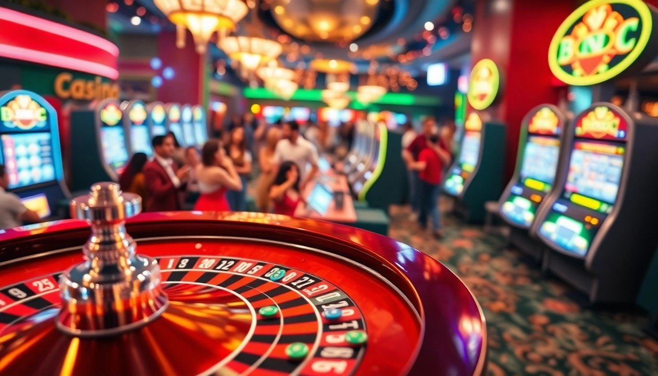 Les jeux passionnants de casino en ligne avec une roulette et des machines à sous captivantes.
