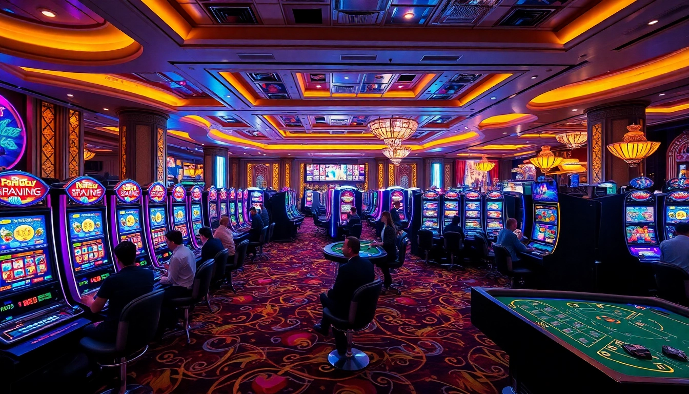 Profitez de jeux dans un casino sans kyc, ambiance dynamique illuminée par des lumières douces. related image