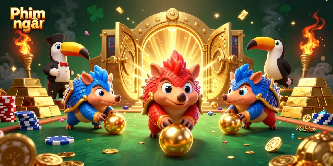 Experience thrilling casino adventures with Phim mới featuring pangolins battling in a vibrant gambling scene.