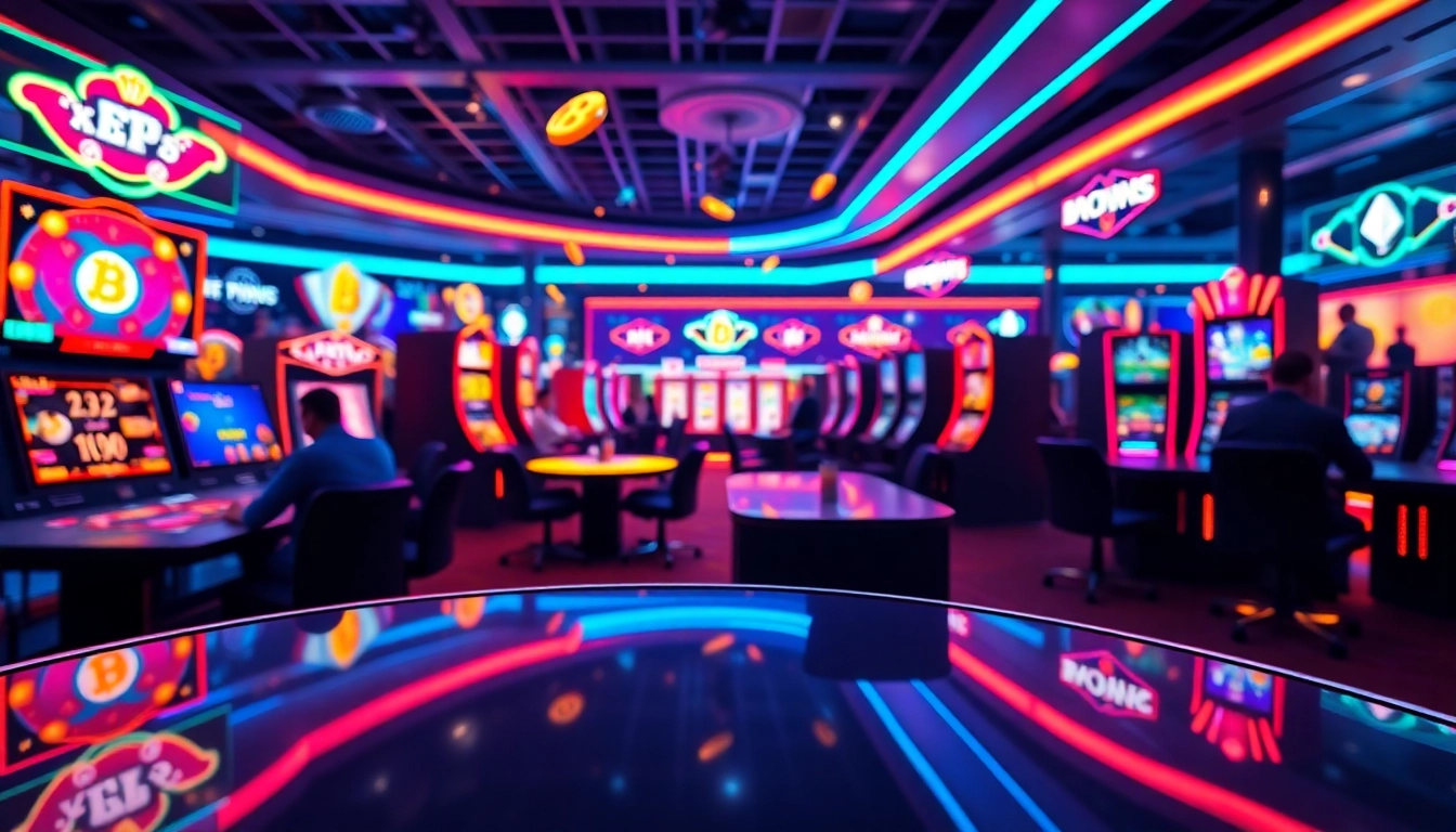 Jouez à des jeux passionnants au crypto casino avec des graphismes dynamiques et une ambiance animée. related image