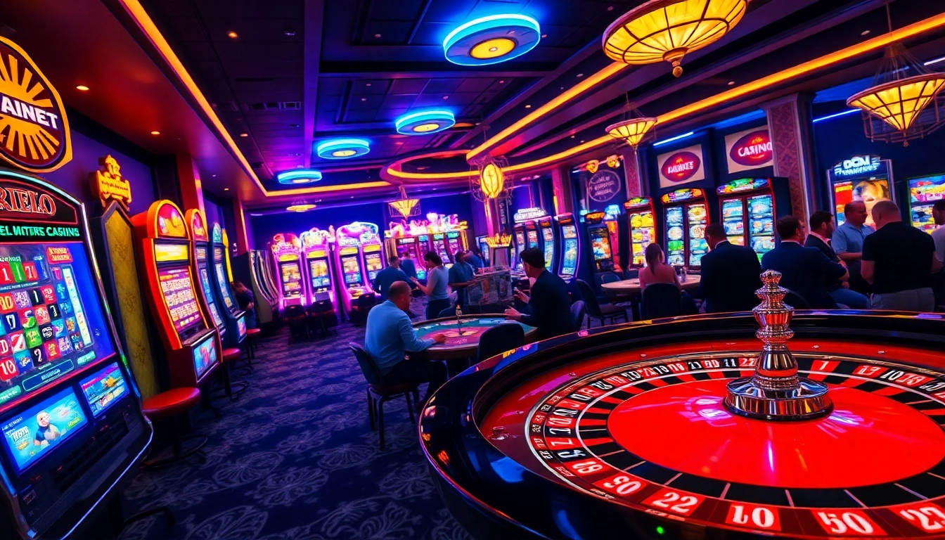 Joueurs profitant de leurs expériences dans un casino en ligne vibrant et excitant. related image