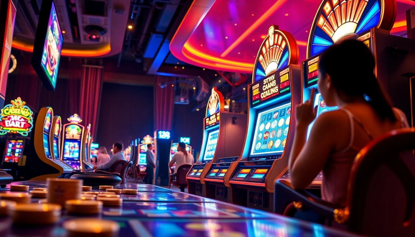 Jouer à des jeux captivants dans un casino en ligne haut de gamme.