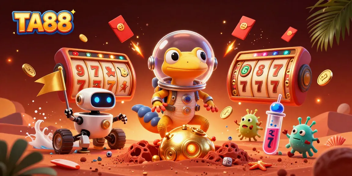 Engage with TA88's exciting casino adventure featuring Martian gecko and golden slots.