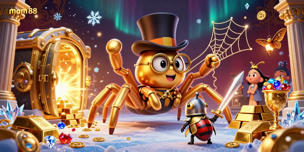 Experience thrilling gameplay with man88 in this vibrant casino-themed illustration.