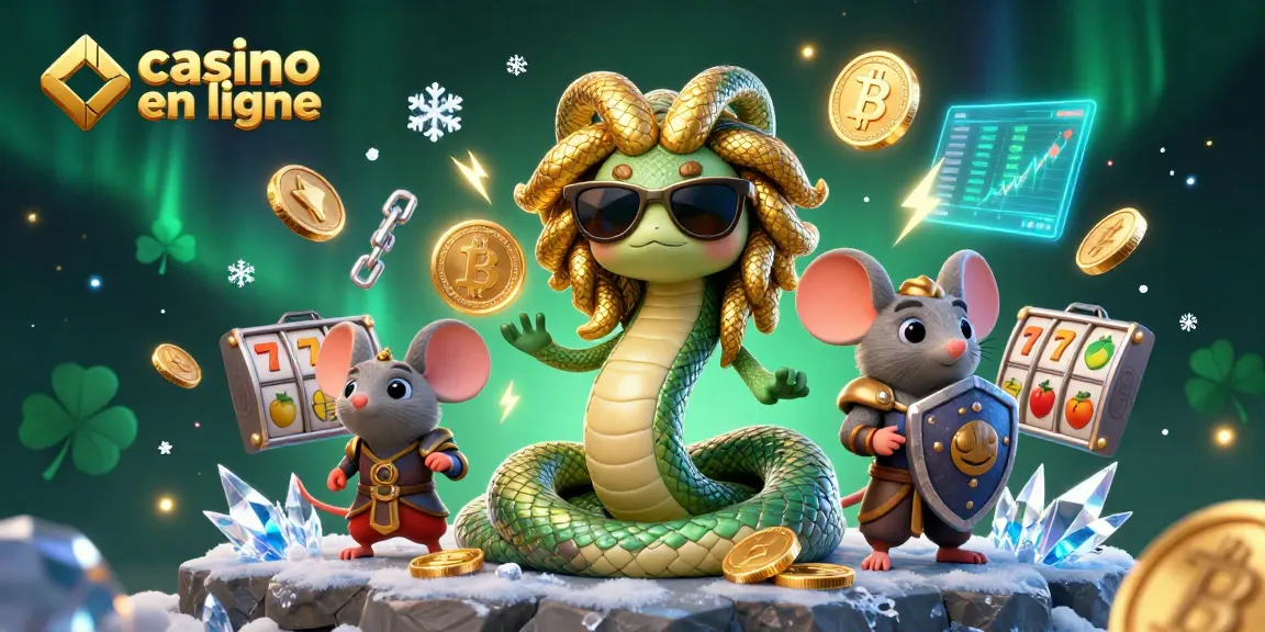 Jouez à des jeux passionnants sur notre site de casino en ligne avec Médusa et un guerrier souris.